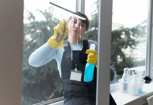 Nettoyage de vitres intérieures et extérieures à Viplaix